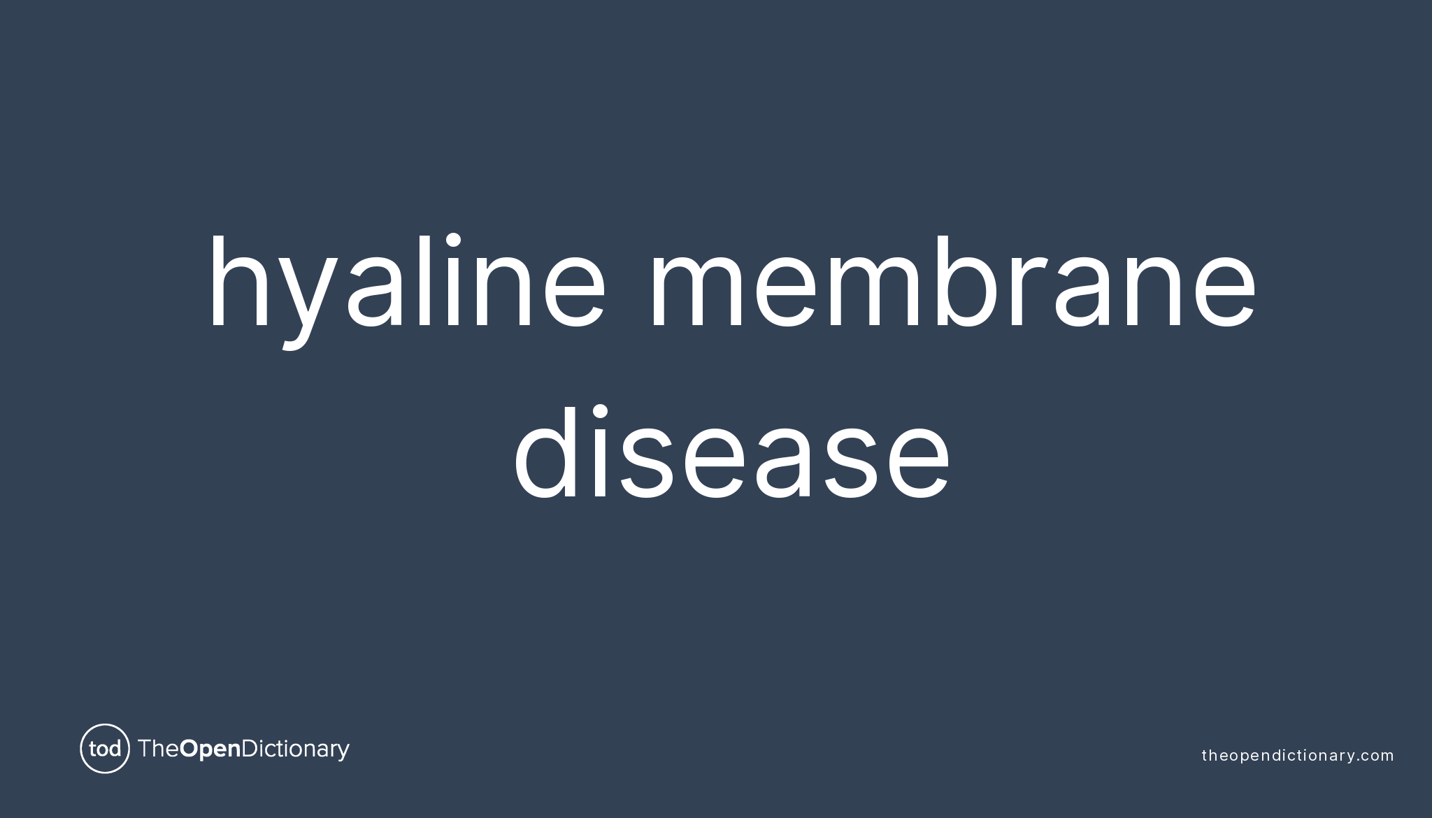 Hyaline Membrane Disease Meaning Of Hyaline Membrane Disease